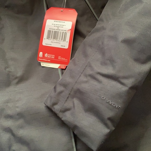 The North Face Crestmont black parka coat XS NWT - Picture 7 of 14